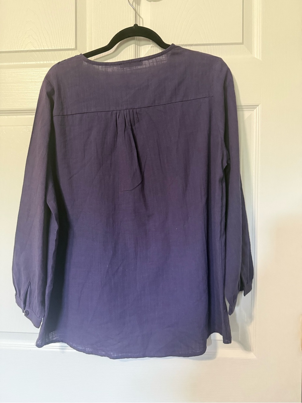 Cellabie Cotton Blend Embroidered Tunic- M - Picture 6 of 7